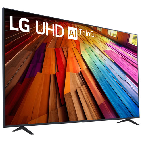 Téléviseur intelligent webOS 24 HDR DEL UHD 4K de 75 po de LG (75UT8000PUA) - 2024 - Exclusivité Best Buy