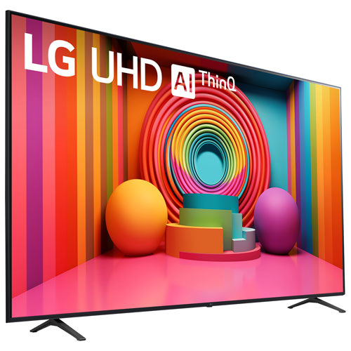 Téléviseur intelligent webOS HDR DEL UHD 4K de 75 po avec AI ThinQ de LG (75UT7590PUA) - 2024