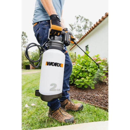 Pulvérisateur de pelouse électrique sans fil WORX WG829 20&nbsp;V, 2 gallons