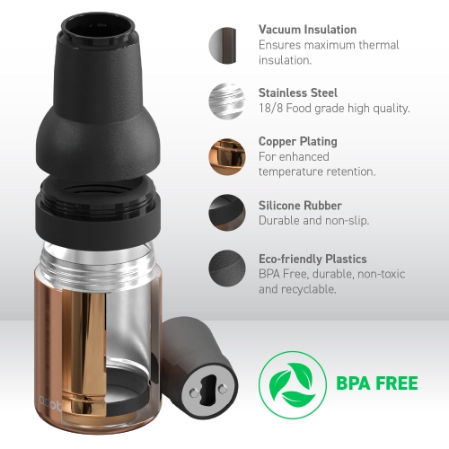 Asobu Frosty Beer 2 Go Vacuum Insulated Double Walled Stainless Steel Beer Can and Bottle Cooler with Beer Opener Eco Friendly and Bpa Fre