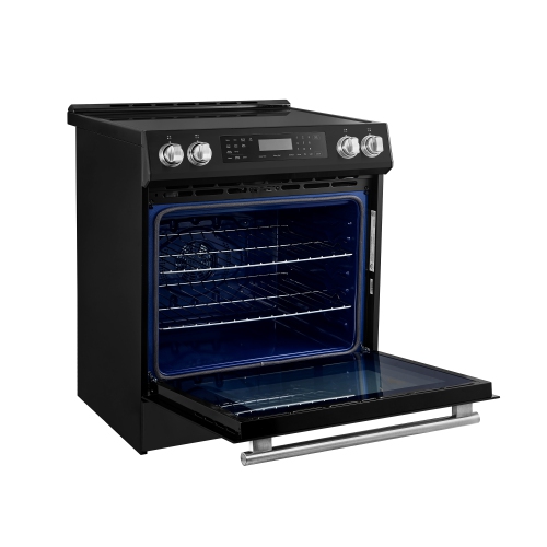 Forno Espresso Donatello 30-Inch Slide-In Induction Range Black
