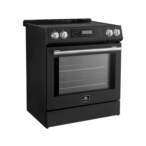 Forno Espresso Donatello 30-Inch Slide-In Induction Range Black