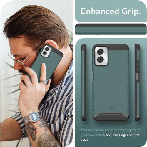 TUDIA Merge Motorola Moto G Power 5G 2024 Case Dual Layer - Hunter Green