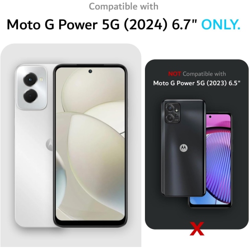 Étui double couche Merge de TUDIA pour Moto G Power 5G 2024 de Motorola - Indigo