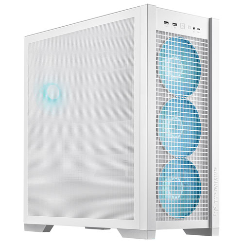 ASUS TUF Gaming GT302 ARGB ATX Mid-Tower Case - White