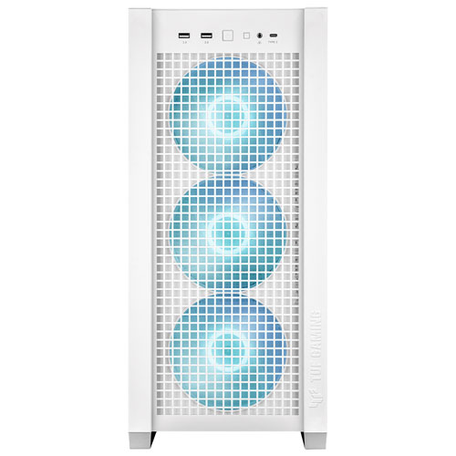 ASUS TUF Gaming GT302 ARGB ATX Mid-Tower Case - White