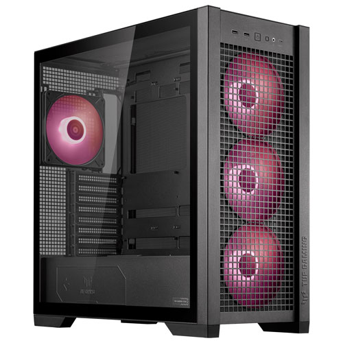 ASUS TUF Gaming GT302 ARGB ATX Mid-Tower Case - Black