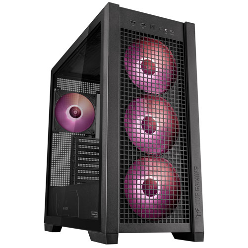 ASUS TUF Gaming GT302 ARGB ATX Mid-Tower Case - Black