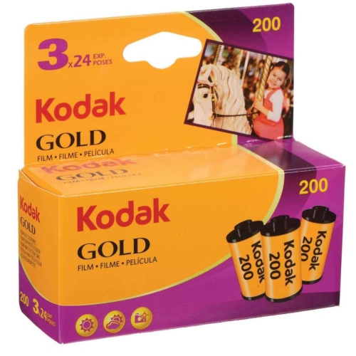 Kodak GOLD 200 Colour Negative Film– Purple & Yellow Packaging