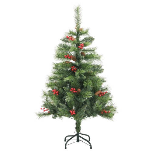 vidaXL Artificial Hinged Christmas Tree 150 LEDs 150 cm