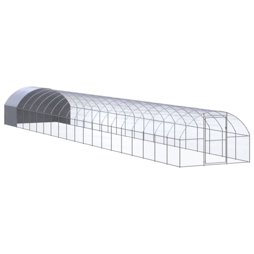 vidaXL Outdoor Chicken Coop 3x20x2 m Galvanised Steel