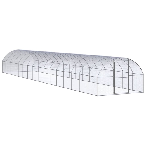 VIDAXL  Outdoor Chicken Coop 3X16X2 M Galvanised Steel