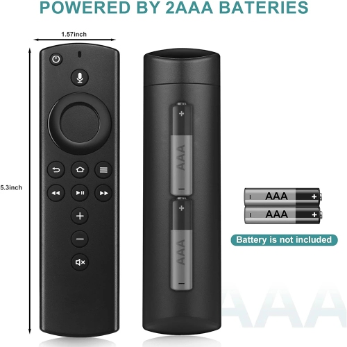 Replacement Voice Remote Control L5B83H with Power and Volume Control Fit for 2nd Gen Fire TV Cube and Fire TV Stick