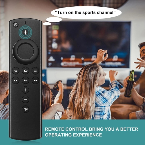 Replacement Voice Remote Control L5B83H with Power and Volume Control Fit for 2nd Gen Fire TV Cube and Fire TV Stick