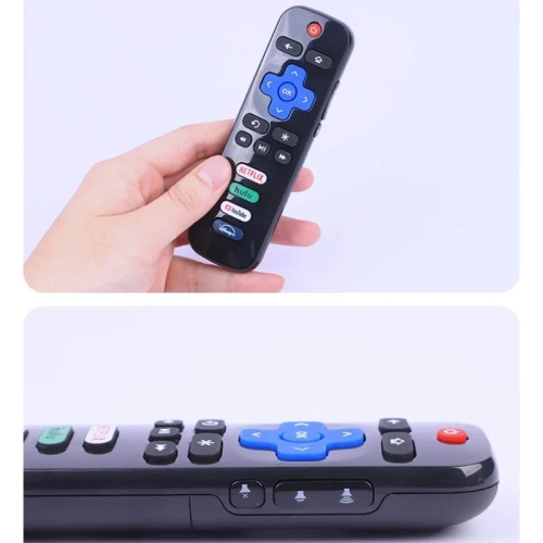 Universal Replacement Remote for TCL Roku TV: Compatible with Hisense, Insignia, Sharp, RCA, Sanyo, Westinghouse Roku TVs, Featuring Netflix,