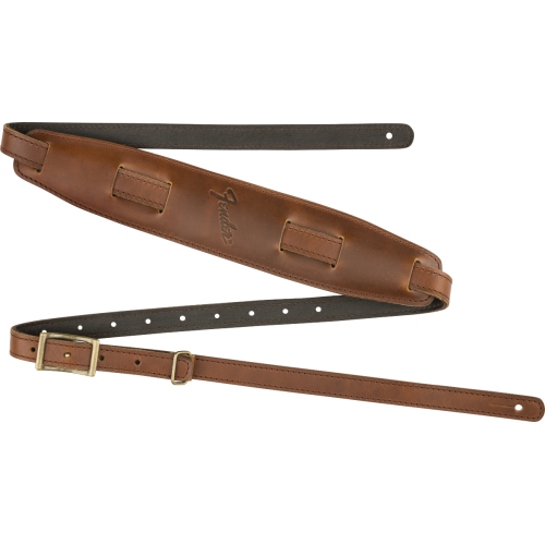 Courroie de guitare Mustang Vintage Saddle de Fender - Cognac