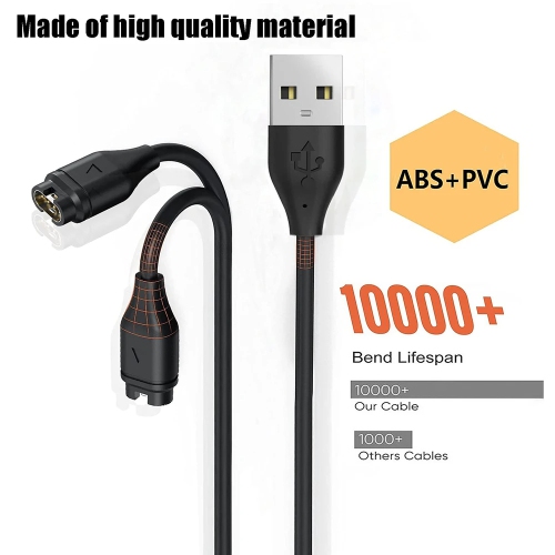 Câble de chargement charger pour Garmin Fenix 7 6 5 S X, Forerunner 945 45 45S 245 Music, Vivoactive 3 4 4S, Instinct 1 2 2S Tide tactique, Approach