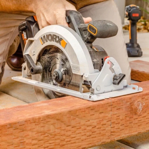 Worx Nitro WX520L 20V Power Share 4.0Ah 7.25" Cordless Circular Saw with Brushless Motor