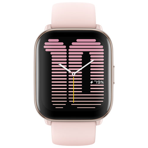 Amazfit Active Smartwatch with Heart Rate Monitor - Petal Pink