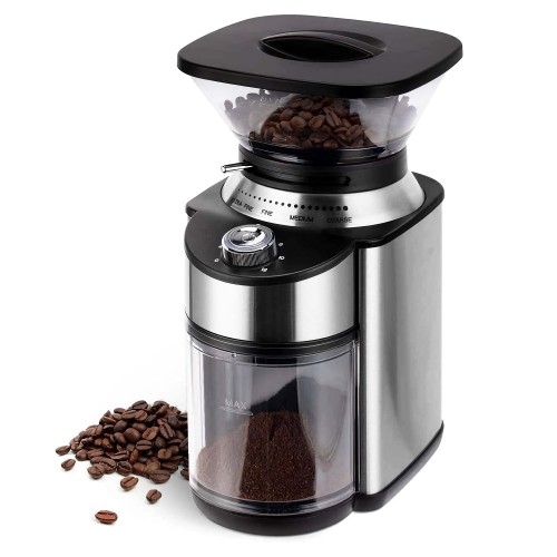 SBOLY Conical Burr Coffee Grinder, Electric Coffee Grinder with 19 Grind Settings, Stainless Steel for Drip, Percolator, French Press, Espresso