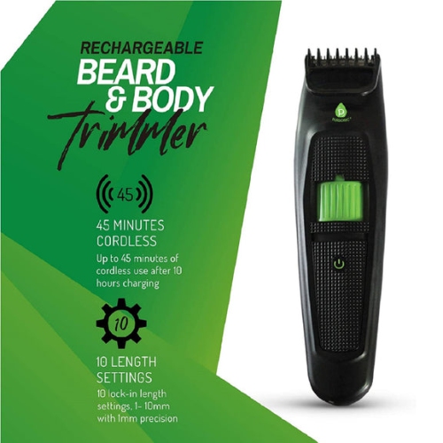 Tondeuse rechargeable pour barbe et corps de Pursonic