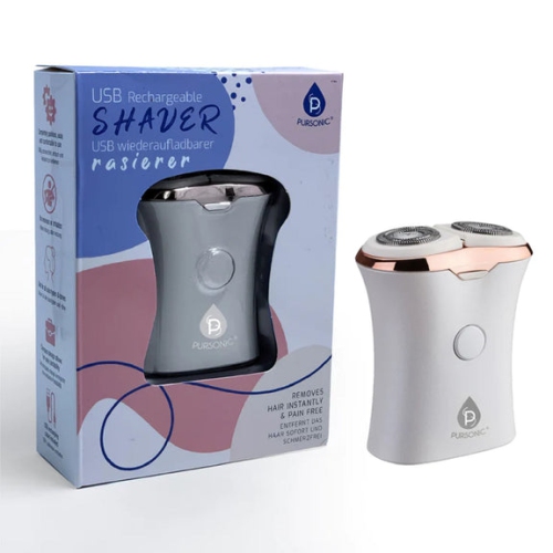 Rasoir rechargeable USB pour femmes de Pursonic, élimine les poils instantanément et les blancs sans douleur