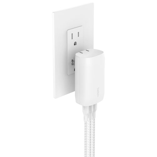 Belkin BoostCharge Pro 67W 3-Port USB-C Wall Charger - White