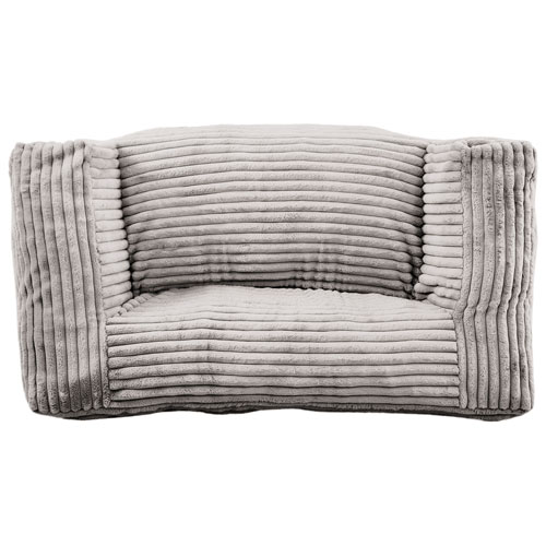 Sealy Redd Memory Foam Corduroy Bean Bag Sofa - Grey