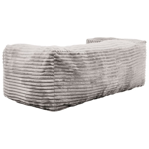 Sealy Redd Memory Foam Corduroy Bean Bag Sofa - Grey