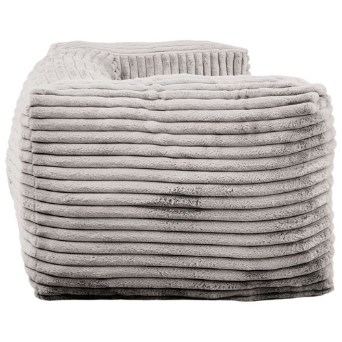 Sealy Redd Memory Foam Corduroy Bean Bag Sofa - Grey