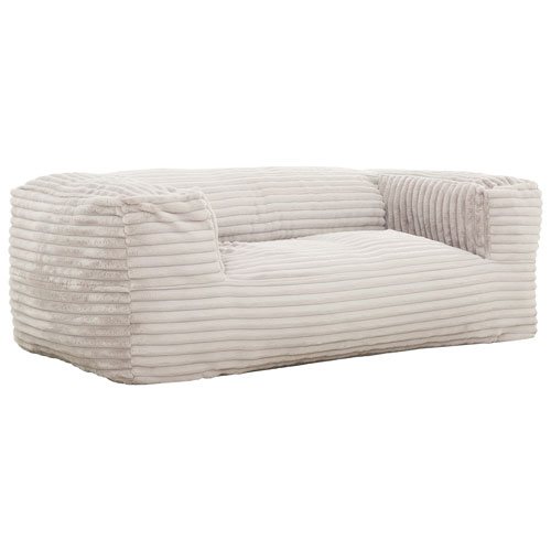 Sealy Redd Memory Foam Corduroy Bean Bag Sofa - Taupe