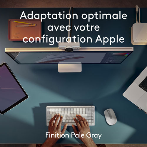 Souris compacte sans fil Darkfield MX Anywhere 3S de Logitech pour Mac - Gris pâle - Exclusivité de Best Buy