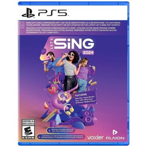 PLAION INC  Lets Sing 2024 + 2 Microphones Bundle (Ps5)