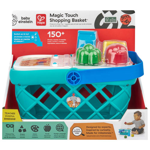 Baby Einstein + Hape Magic Touch Shopping Basket