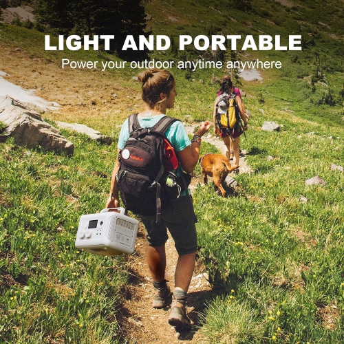 ALLPOWERS – Station d’alimentation portative 600 W 299 Wh BEIGE R600