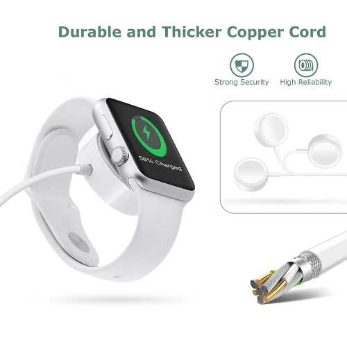 for Apple Watch Charger Compatible with iWatch Series SE 6/5/4/3/2/1 iWatch Charger Cable Perfect for Apple Watch 38mm/40mm/42mm/44mm