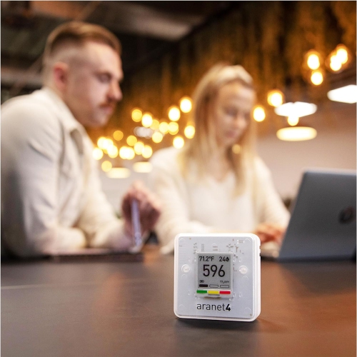 SAF Aranet4 Home: Wireless Indoor Air Quality Meter for Home, Office or School
