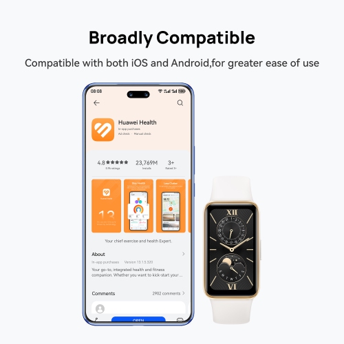 HUAWEI Band 9，Comfortable All-Day Wearing, Fast Charging & Durable Battery，Intelligent Brightness Adjustments，100 different workout modes，Compatible