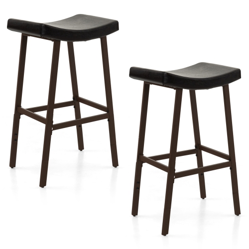 Saddle bar stools set of 2 sales