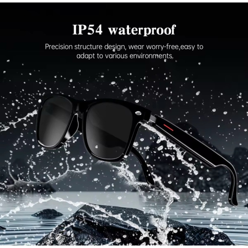 TUTT Bluetooth Smart Sunglasses | AI Voice Assistance Call & Music & Camera Control | UV Protection Anti Blue Ray | E13 Test Kit