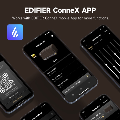 Edifier D32 Tabletop Wireless Bluetooth Speaker, 60W RMS Wi-Fi and Bluetooth Sound System Compatible with AirPlay2