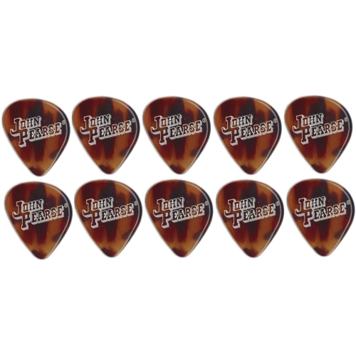 Médiators de guitare Fast Turtles de John Pearse - Paquet de 10 fausse tortue Heavy 3,2&nbsp;mm