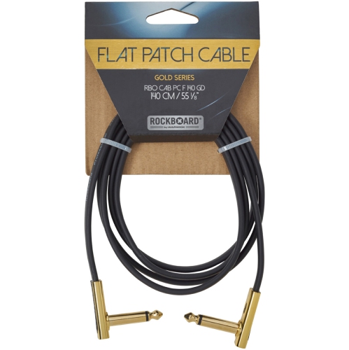 Câble de raccordement plat de la série Gold de RockBoard de Warwick - 55-1/8