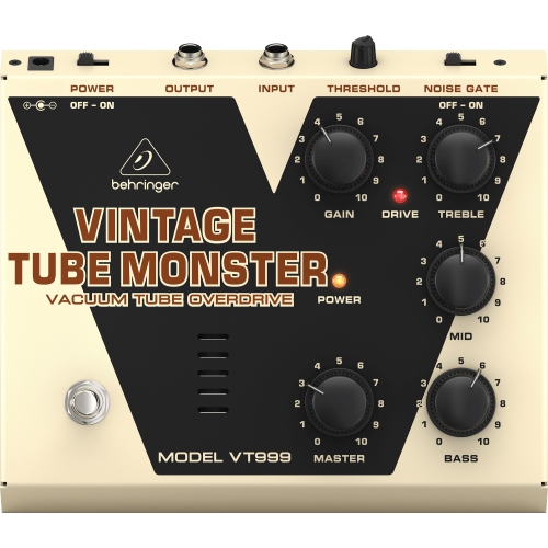 Pédale d'overdrive Vintage Tube Monster de Behringer