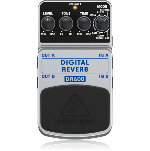 Behringer DR600 Digital Stereo Reverb Effects Pedal