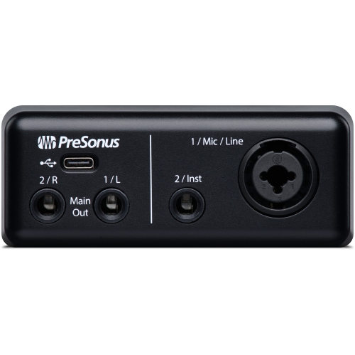 PreSonus AUDIOBOX-GO Ultra-compact, Mobile 2x2 USB Audio Interface