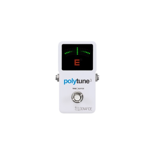 TC Electronic Polytune 3 Ultra-Compact Polyphonic Tuner w/Built-In Buffer