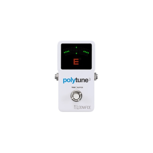 TC Electronic Polytune 3 Ultra-Compact Polyphonic Tuner w/Built-In Buffer