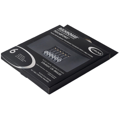 RockBoard de Warwick PatchWorks bouchons sans soudure - Chrome, paq. 6