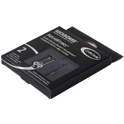 RockBoard de Warwick PatchWorks bouchons sans soudure - Chrome, paq. 2